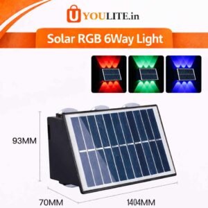 Solar 6 Way Light Y157