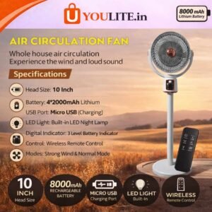 Rechargeable Auto Circulation Y176
