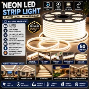 Neon Strip 50M Self Adhesive Y240