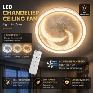 Chandelier Ceiling fan Y265