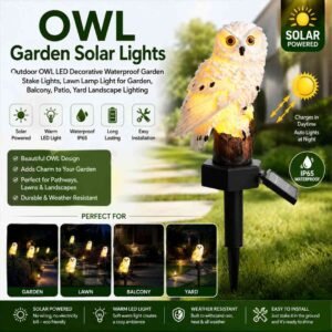 OWL Garden Solar Light Y284