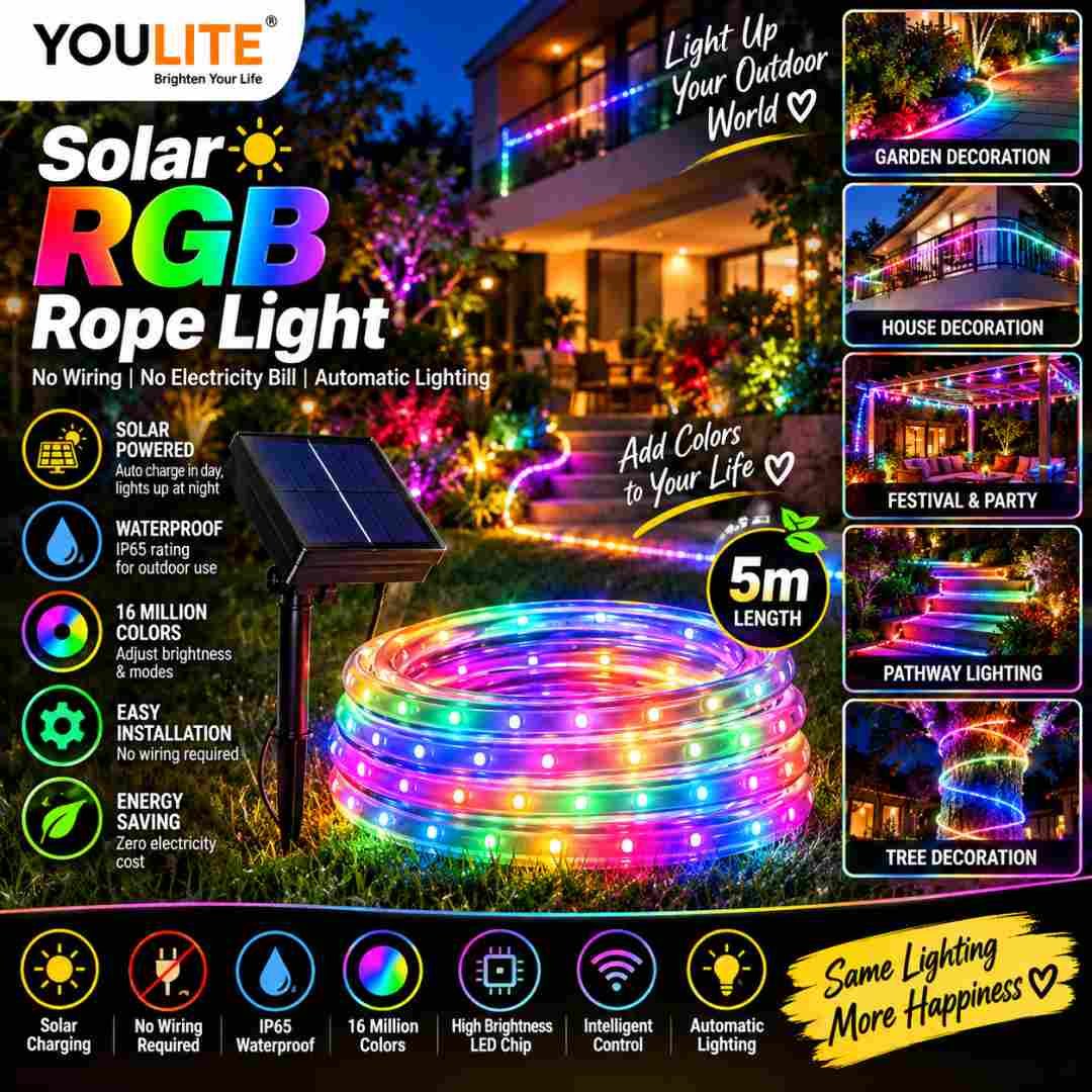 Solar Strip Rope Light Y300