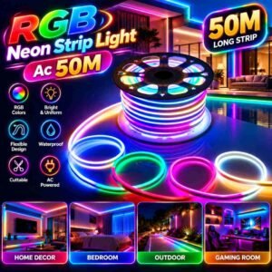 Rgb Neon Strip Ac 50M Y319